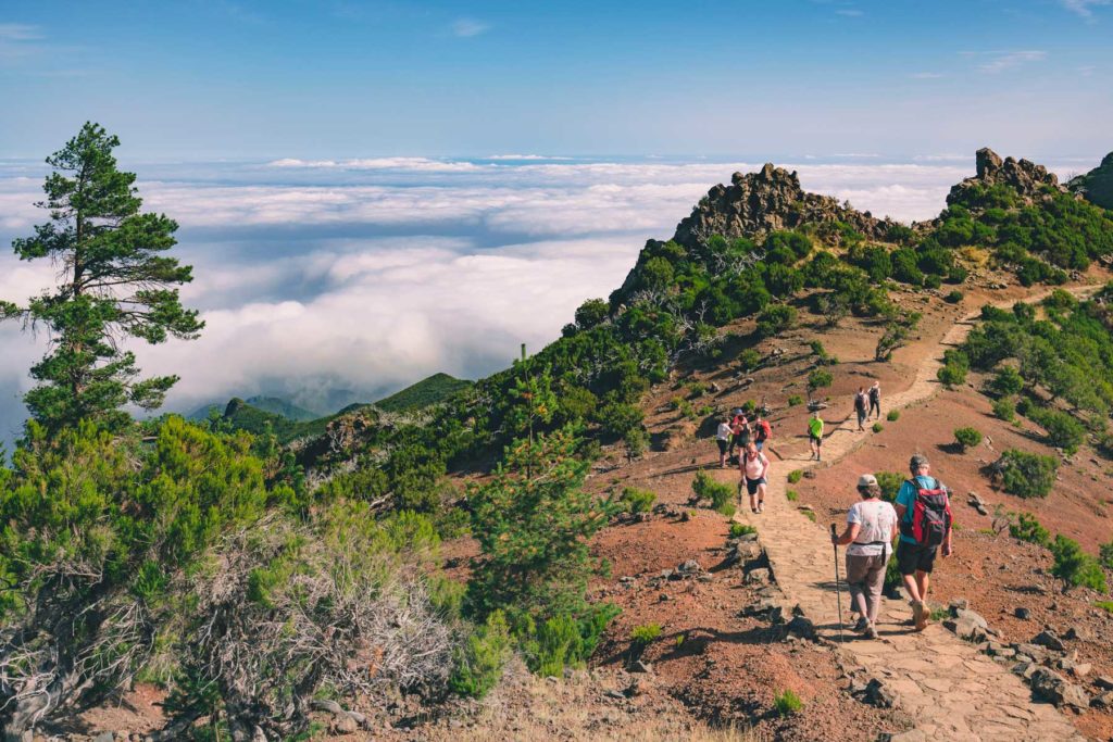 PR1 Pico do Arieiro - Pico Ruivo hike Madeira Portugal.
CREDIT: GETTY IMAGES