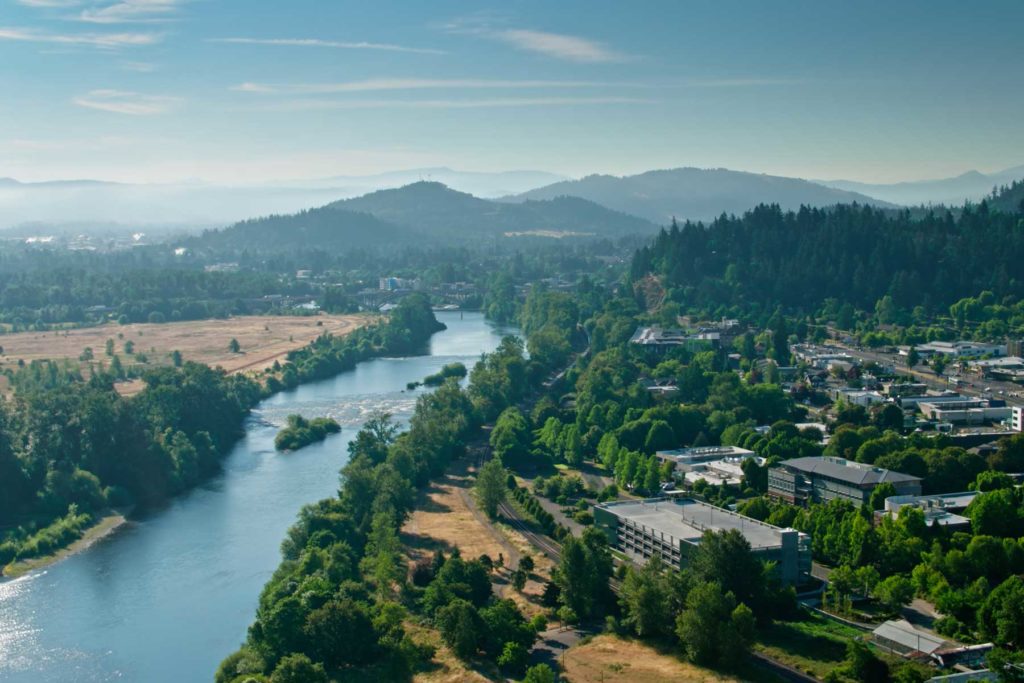 Hazy Morning in Eugene, Oregon.
CREDIT: HAL BERGMAN/GETTY IMAGES